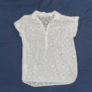 Loft Eyelet Top